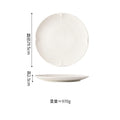 Axyaa Matte Striped Ceramic Plate Set for Molecular Cuisine Tableware
