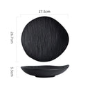 Axyaa Water Ripple Ceramic Plate - Restaurant Tableware