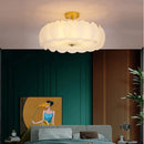 Axyaa Modern Light Luxury Glass Ceiling Chandelier for Home Décor