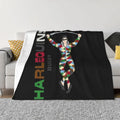 Axyaa Harlequins Rugby Heavy Polar Blanket: Soft Essential for Beds & Sofas