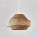 Axyaa Woven Rattan Pendant Chandelier for Retro Home Decor