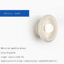 Axyaa Minimalist Jade Wall Lamp for Study Living Bedroom Corridor Hotel Background