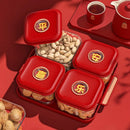 Axyaa Chinese Wedding Candy Box with Dried Fruit and Snacks