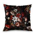 Axyaa Night Rose Linen Pillowcase - Decorative Floral Pillow Covers for Home Decor