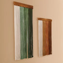 Axyaa Macrame Wall Hanging Shelf: Boho Wood Decor for Bedroom, Living Room