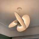 Axyaa Nordic White Leaf Pendant Light for Living Room, Bedroom, Dining Room.