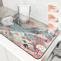 Axyaa Square Absorbent Dry Mat for Plants and Dishes