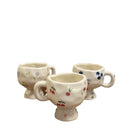 Axyaa Korean Hand-Painted High-Footed Coffee Cup, 300ml