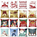 Axyaa Christmas Cushion Cover 2022: Merry Decorations, Navidad, Noel, Xmas Gifts, Happy New Year 2023