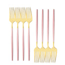 Axyaa Stainless Steel Fork Set Dinner Dessert Salad Tableware Flatware Silverware