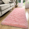 Pink Carpet Modern Living Room Sofa Area Rugs from Axyaa