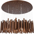 Axyaa Solid Wood LED Pendant Light for Living Room, Study Room Indoor Decor