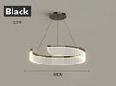 Axyaa Minimalist Circular Chandelier for Elegant Indoor Lighting.