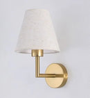 Axyaa Fabric Cover Wall Lamp: Modern Minimalist Bedroom Bedside Light