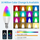 Axyaa Smart WiFi LED Candel Bulb 9W Dimmable Voice Control Alexa Google Home