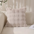Axyaa Plush Tie-Dyed Fleece Pillowcase - Soft Sofa Cushion Cover