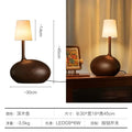 Axyaa Zen Art Solid Wood Table Lamp LED G9 Decor Desk Light Bedroom Living Room