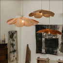Axyaa Petal Pendant Light: Colorful Floral Fabric Chandelier for Home Living Room