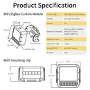 Axyaa Smart Curtain Switch for Roller Shutter Blinds with WiFi ZigBee Control