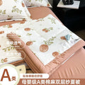 Axyaa Double Layer Cotton Linen Soybean Summer Quilt