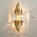 Axyaa Crystal Wall Light for Bedroom Aisle Staircase TV Sofa Background Home Decor