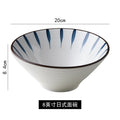 Axyaa Ceramic Salad Bowl Set: Hand-Painted Tableware for Home, Large Size, Internet Celebrity Favorite