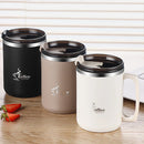 Axyaa Double Wall Stainless Steel Coffee Mug with Handle - Leak-proof Insulated Cup