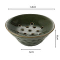 Axyaa Lotus Root Clay Bowl Vase for Hydroponic Floral Arrangements & Home Decor