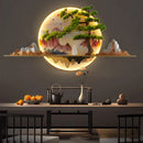 Axyaa Modern LED Landscape Painting Wall Lamp for Living Room Bedroom
