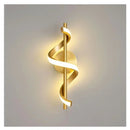 Axyaa Modern LED Wall Lamp White Gold Black Living Room Bedroom Lighting