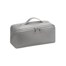 Axyaa Elegant PU Leather Cosmetic Bag: Travel Toiletry Organizer & Makeup Tote