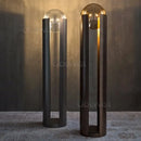 Axyaa Brass Floor Lamp with Glass Ball for Bedroom, Living Room, Study
