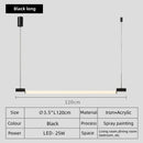 Axyaa LED Pendant Light | Modern Staggered Pendant | Dining Room Study Office Lighting