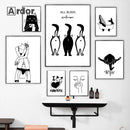 Axyaa Abstract Humour Woman Canvas Print Wall Art Bathroom Decor