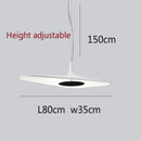 Axyaa Irregular Pendant Light for Dining Room Kitchen Living Room - Black/White