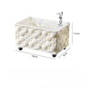 Axyaa Jacquard Tissue Box Organizer Napkin Case for Light Luxury Home Décor