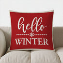 Axyaa Winter Festive Decorative Pillow Cover: Sofa, Bedroom, Car Cushion Cover