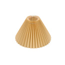 Axyaa Pleated Fabric Lampshade with Metal Frame in Various Colors