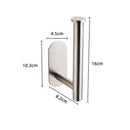 Axyaa Stainless Steel Toilet Paper Storage Bracket for Bathroom Essentials