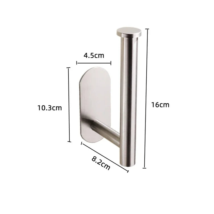 Axyaa Stainless Steel Toilet Paper Storage Bracket for Bathroom Essentials