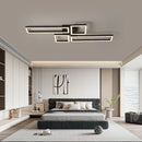 Axyaa Black LED Ceiling Light for Modern, Minimalist Living Room and Bedroom Lighting