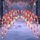 Axyaa Solar Cane Lights Set for Outdoor Garden Decoration