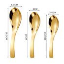 Axyaa 304 Stainless Steel Korean Children Soup Spoon Ice Cream Dessert Fruit Spoons