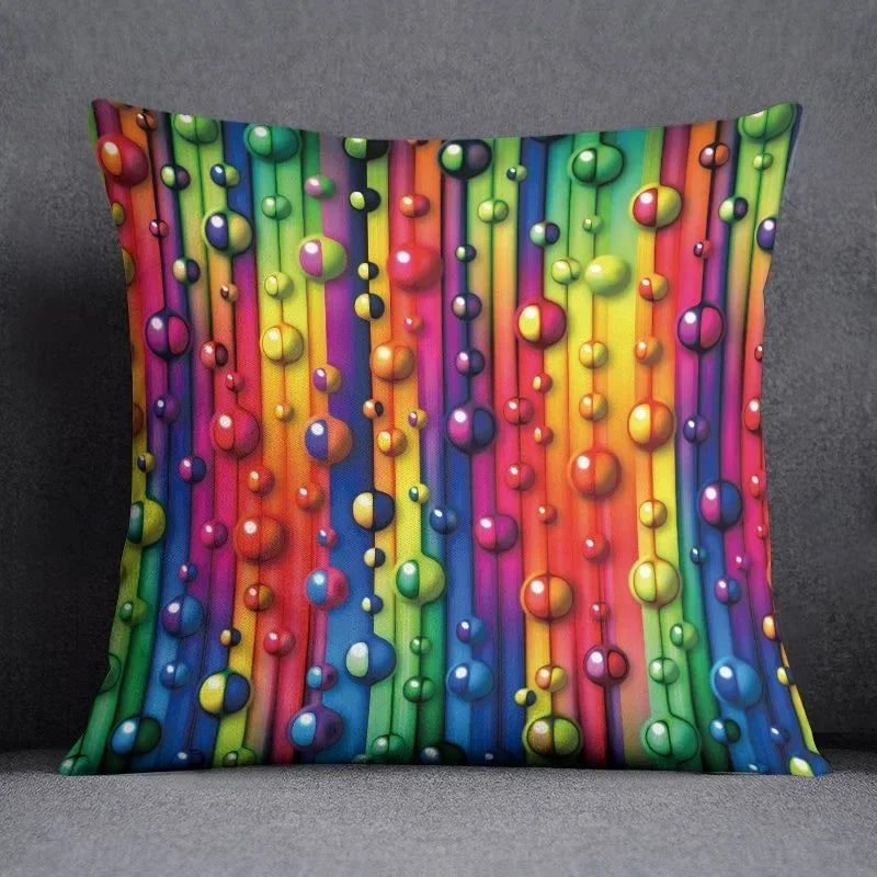 Axyaa Abstract Pillowcase: Sofa Cushion Cover for Living Room & Bedroom