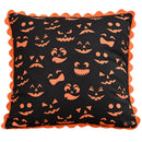 Axyaa Halloween Pumpkin Bat Print Pillowcase Throw Cushion Cover Festive Home Decor