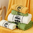 Axyaa Bamboo Fiber Hand Towels - Soft, Quick-drying, Embroidered Towels