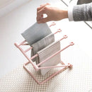Axyaa Vertical Rag Storage Rack Towel Drying Rod | Countertop Kitchen Cup Shelf
