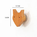Cute Animal Wooden Hooks for Wall Keychain Coat Hanger Axyaa Home Decor