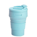 Axyaa Silicone Travel Cup: Portable Folding Water Cup for Outdoor Camping & Sports