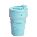 Axyaa Silicone Travel Cup: Portable Folding Water Cup for Outdoor Camping & Sports